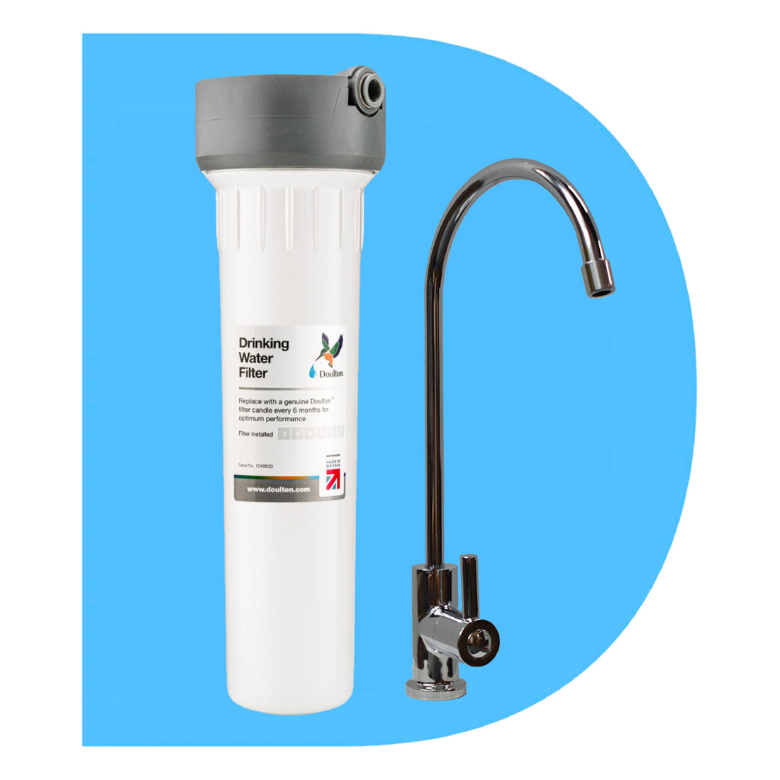 Doulton® HIP &amp; Ultracarb 9501 Undercounter Water Filter System [Shipping Only]