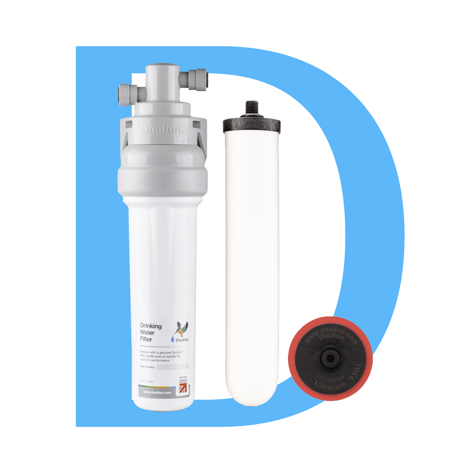 Doulton® Ecofast &amp; Ultracarb 9501 Undercounter Water Filter System [Shipping Only]