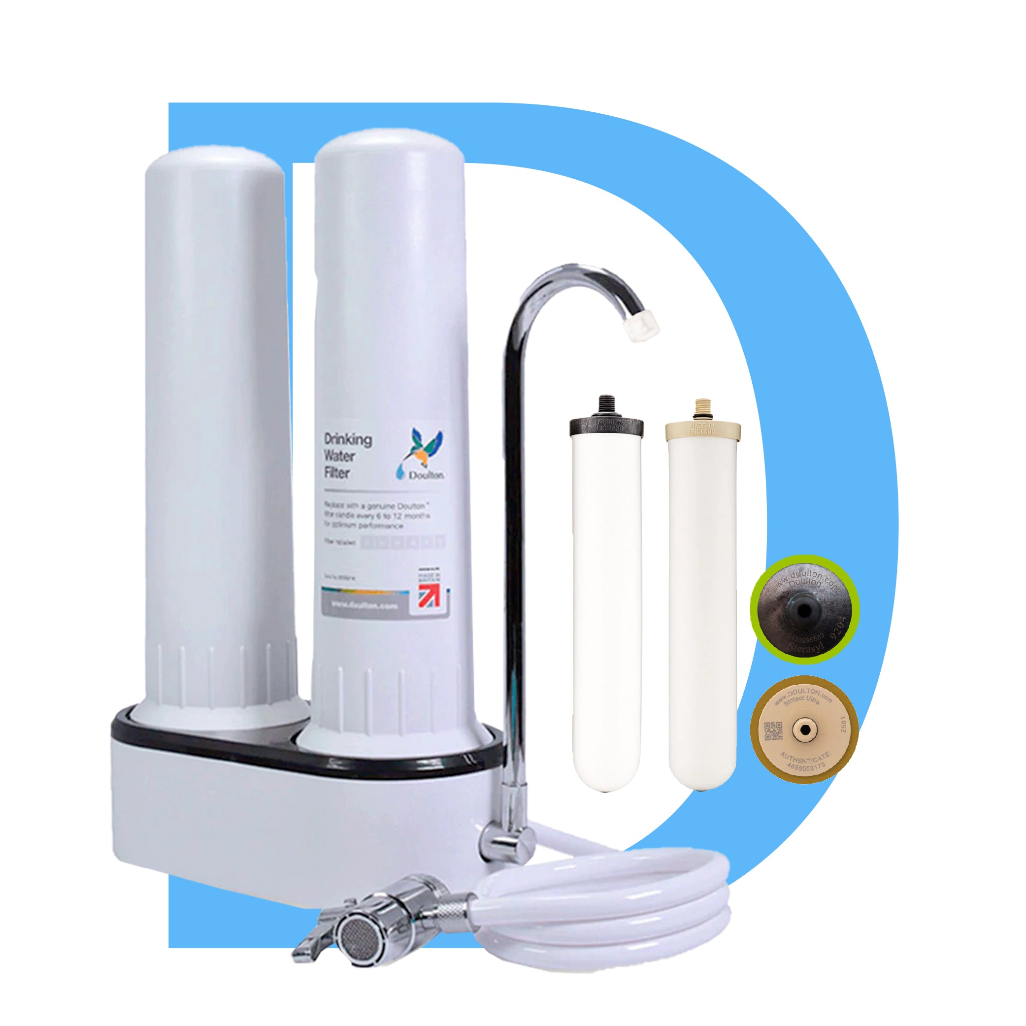 Doulton® DCP2 Countertop Filter System &amp; Biotect Ultra® [Shipping Only]