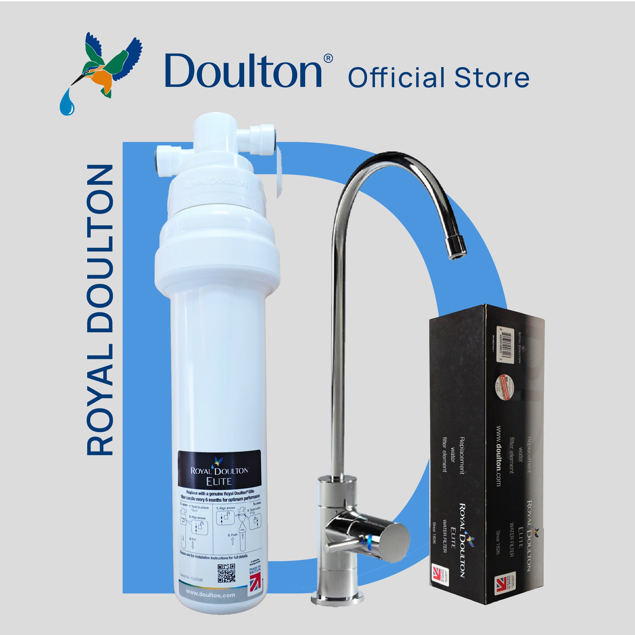 Royal Doulton Elite® RDE (4502) Water Filter Purifier System